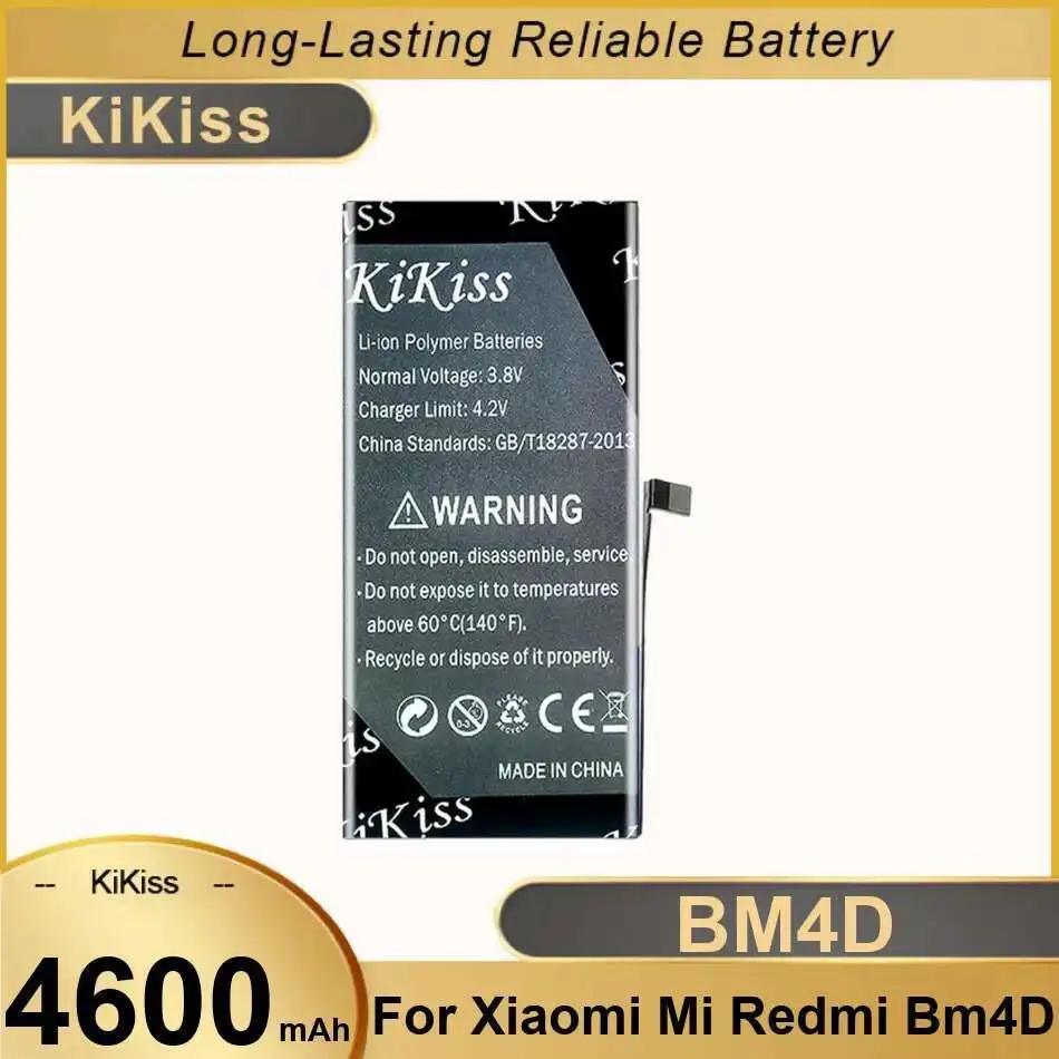 Аккумулятор мобильного телефона 4600 мАч, высокая эффективность для Xiaomi MI Redmi BM4D, надежное питание
Аккумулятор мобильного телефона 4600 мАч, высокая эффективность для Xiaomi MI Redmi BM4D, надежное питание