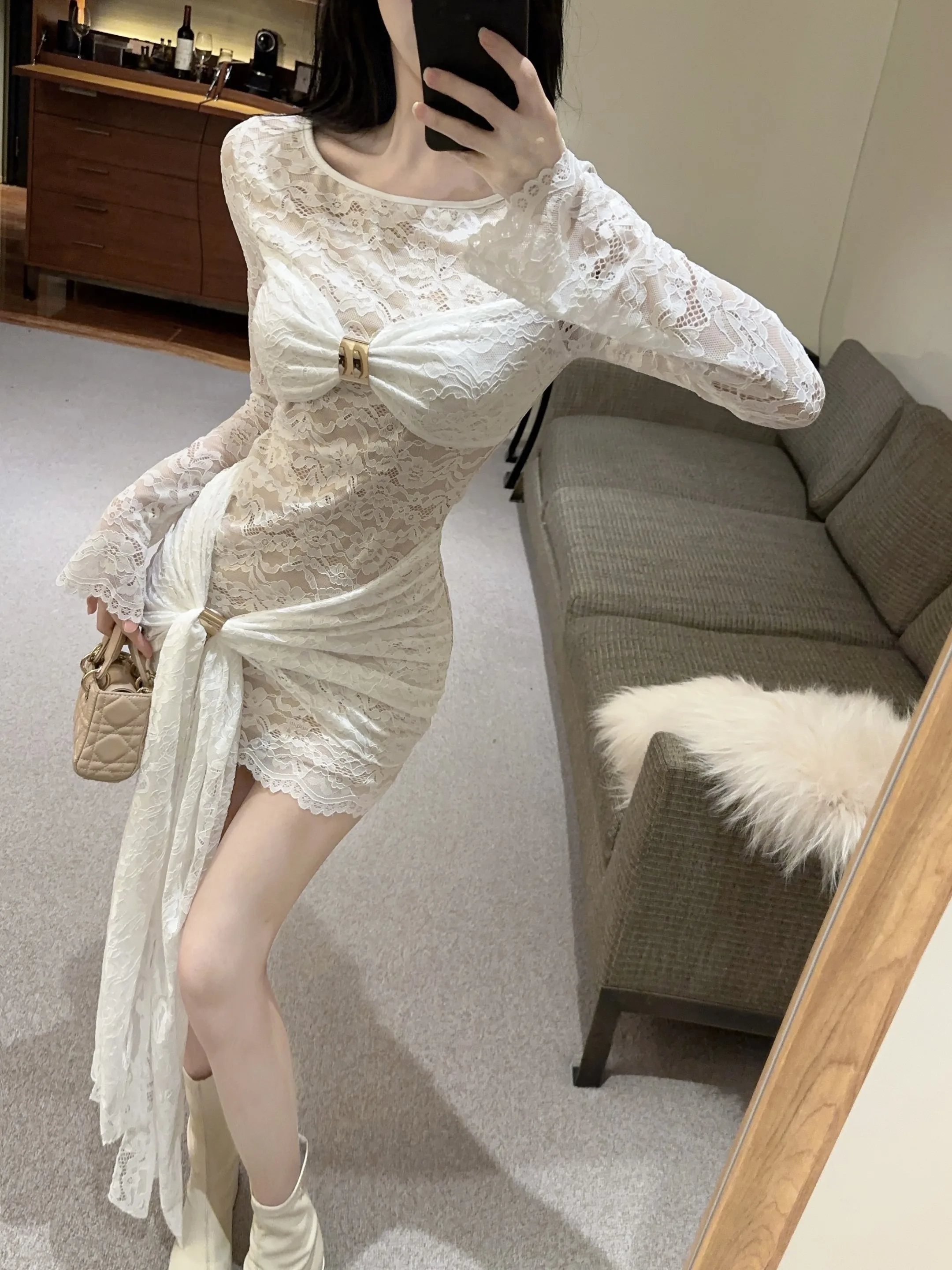 Сексуальная кружевная прозрачная женская юбка Sa Dr Pure Desire High-ade Slim Fit, длинная юбка с низкой талией, весна-осень
Сексуальная кружевная прозрачная женская юбка Sa Dr Pure Desire High-ade Slim Fit, длинная юбка с низкой талией, весна-осень