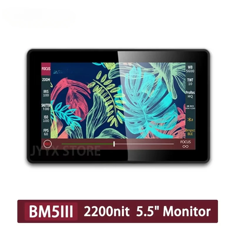 BM5III 2200nit SDI Compatible 5.5" Touch Screen Filed Camera Control BM5 III
BM5III 2200nit SDI Compatible 5.5" Touch Screen Filed Camera Control BM5 III