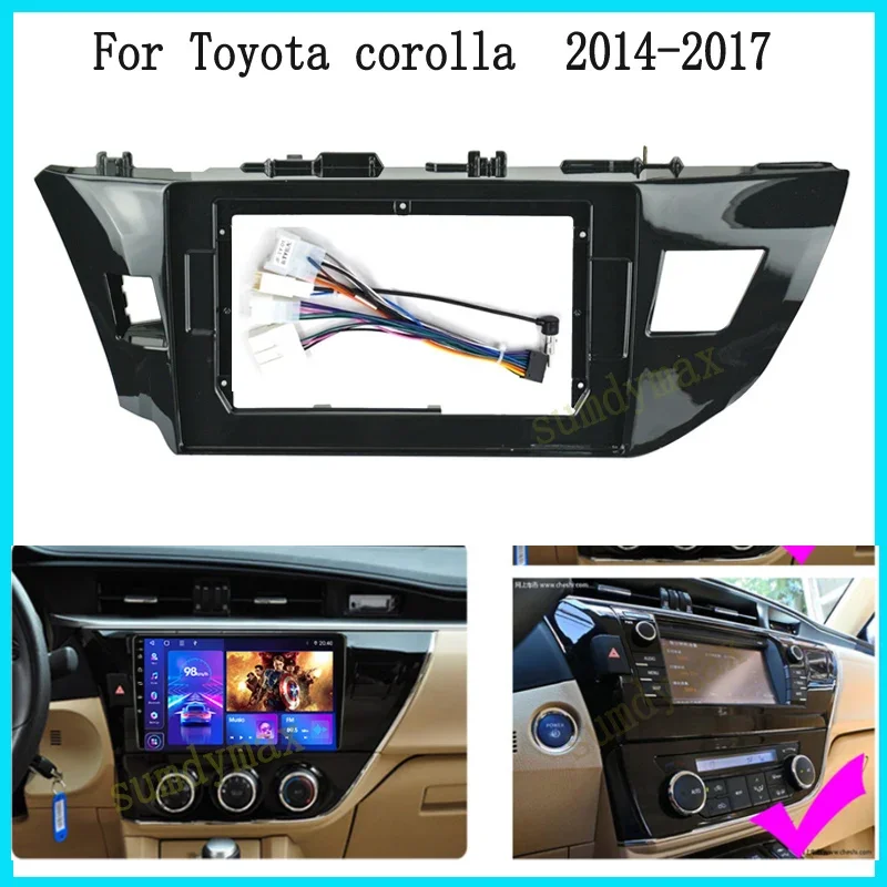 10.1" Car Radio Fascia For Toyota Levin Corolla 2013-2018 big screen 2 Din android Car Radio Fascia frame
10.1" Car Radio Fascia For Toyota Levin Corolla 2013-2018 big screen 2 Din android Car Radio Fascia frame