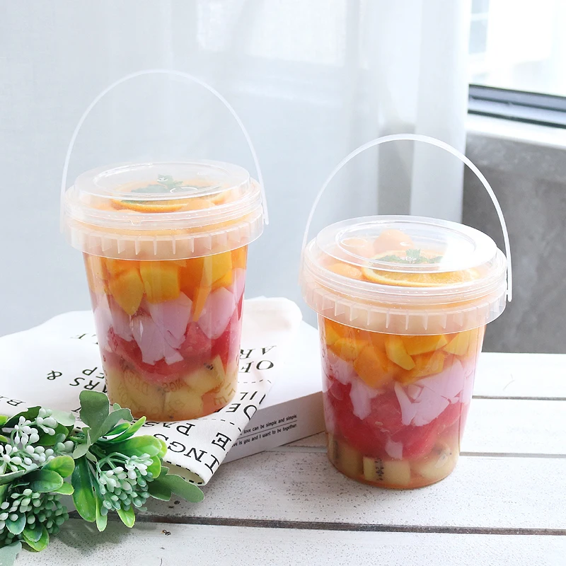 10pcs 1000ml protable fruit tea large cups clear plastic cups packaging salad food container yogurt juice milk tea cup with lid
10pcs 1000ml protable fruit tea large cups clear plastic cups packaging salad food container yogurt juice milk tea cup with lid