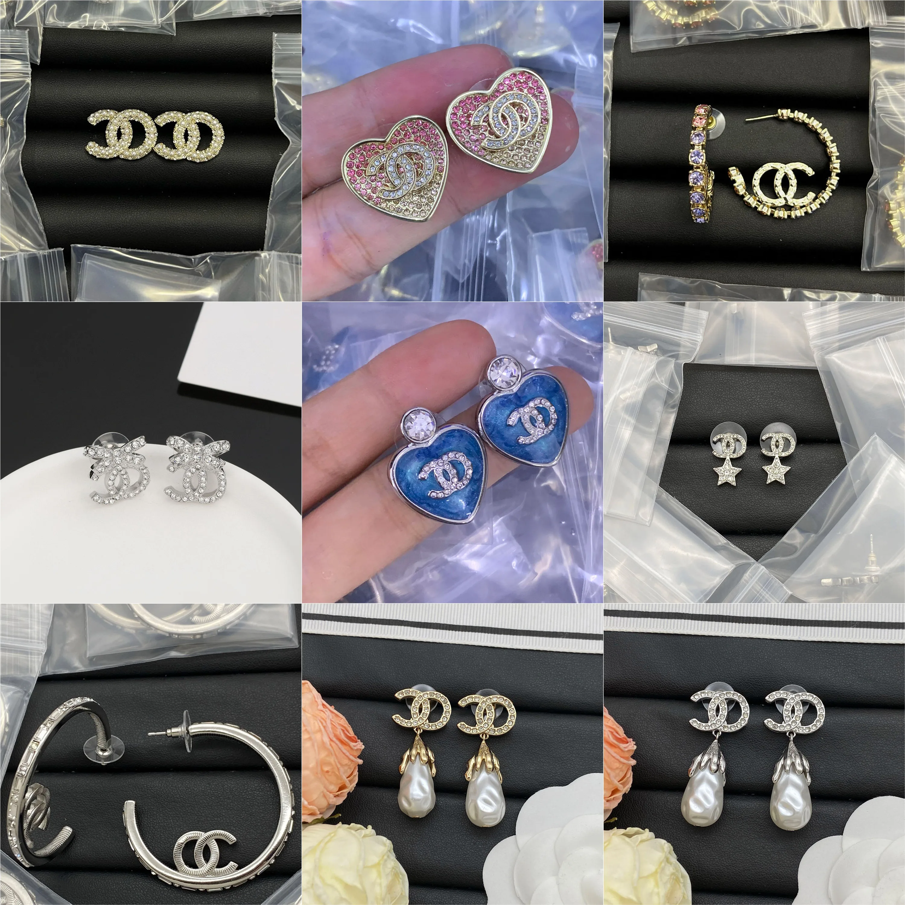 2026 new Chan stud earrings double C fashion fusion blend business and casual style, affordable price
2026 new Chan stud earrings double C fashion fusion blend business and casual style, affordable price