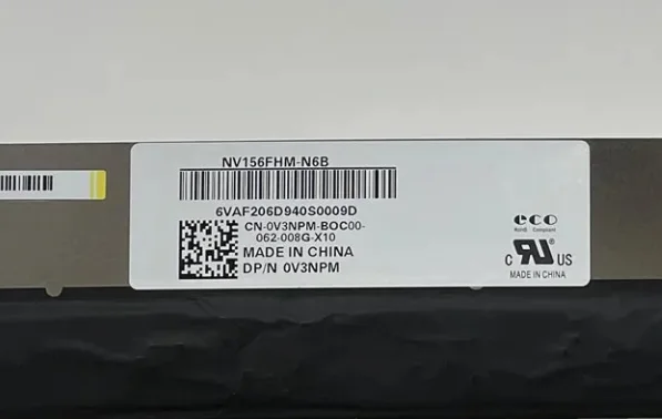 NV156FHM-N6B NV156FHM N6B 15.6'' Laptop LCD Screen Replacement 1920*1080 EDP 30 Pins 100% sRGB
NV156FHM-N6B NV156FHM N6B 15.6'' Laptop LCD Screen Replacement 1920*1080 EDP 30 Pins 100% sRGB