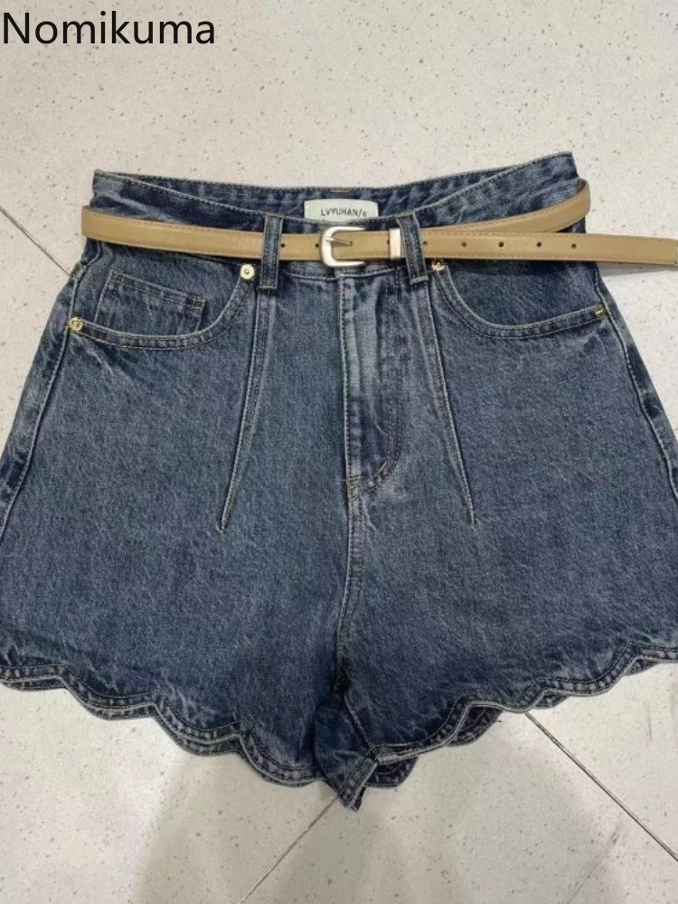 Vintage Blue Denim Shorts Women's Clothing 2025 New Bottoms High Waist Slim Fit Wide Leg Shorts Chic Pantalones Cortos De Mujer
Vintage Blue Denim Shorts Women's Clothing 2025 New Bottoms High Waist Slim Fit Wide Leg Shorts Chic Pantalones Cortos De Mujer