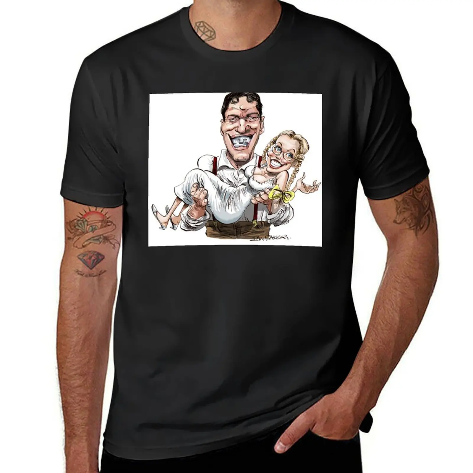 Jaws and his Girlfriend T-Shirt blanks shirts graphic tees workout shirts for men
Jaws and his Girlfriend T-Shirt blanks shirts graphic tees workout shirts for men