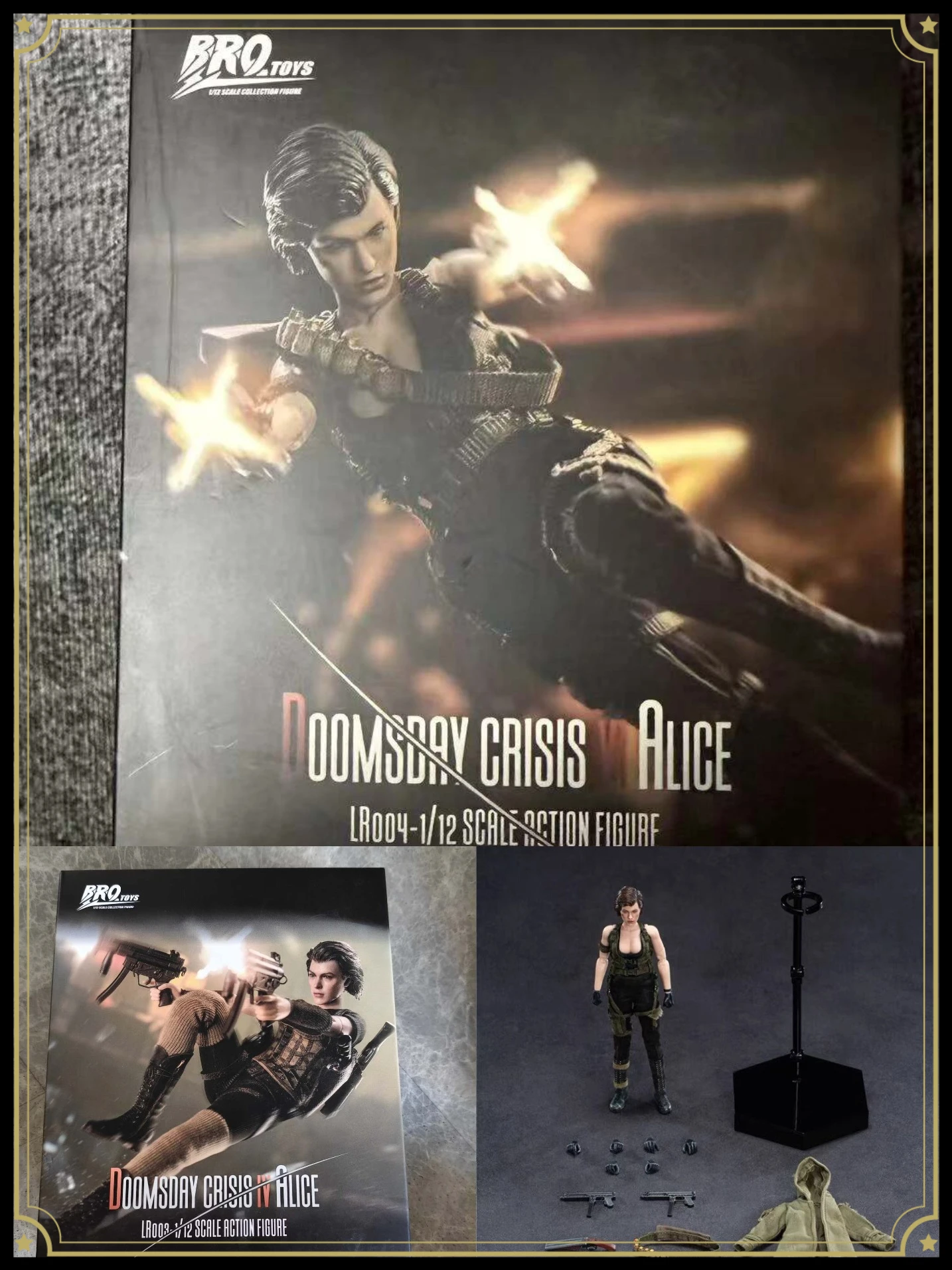 BROTOYS LR003 LR004 1/12 Female Soldier Alice High Quality Model Toys 6'' Action Figure In Stock For Fans Collection
BROTOYS LR003 LR004 1/12 Female Soldier Alice High Quality Model Toys 6'' Action Figure In Stock For Fans Collection