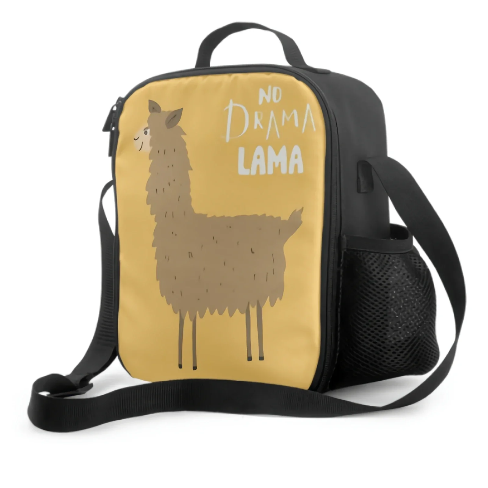 Cute Lama With Lettering No Drama Lama Cartoon Animal Lunch Box Insulated Meal Bag Lunch Bag Food Container for Boys Girls
Cute Lama With Lettering No Drama Lama Cartoon Animal Lunch Box Insulated Meal Bag Lunch Bag Food Container for Boys Girls