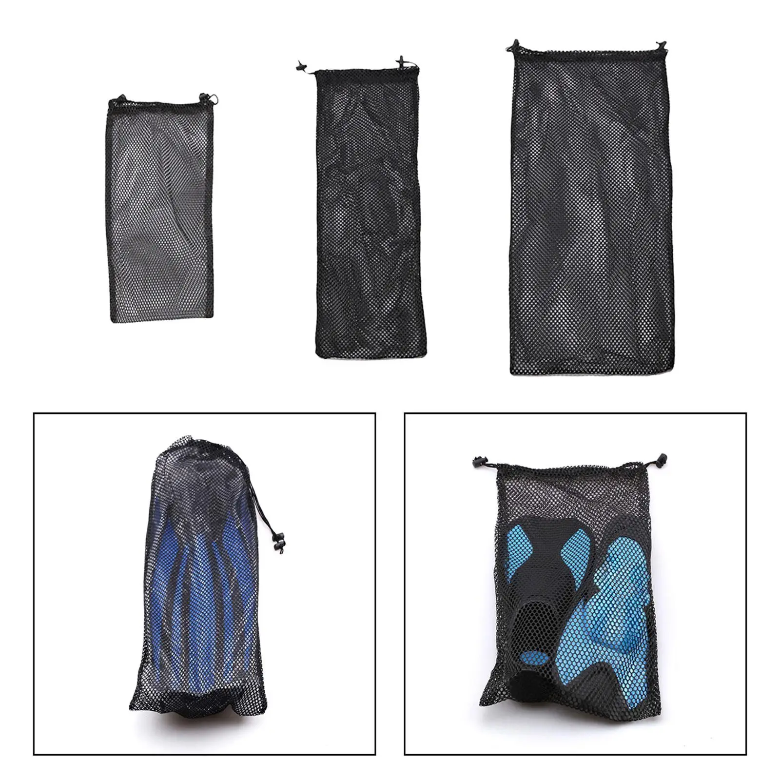 Scuba Diving Fins Bag Pouch Portable Storage Mesh Gear Bag Swimming Flippers Carrier for Swimming Gear Surfing Beach Travel
Scuba Diving Fins Bag Pouch Portable Storage Mesh Gear Bag Swimming Flippers Carrier for Swimming Gear Surfing Beach Travel