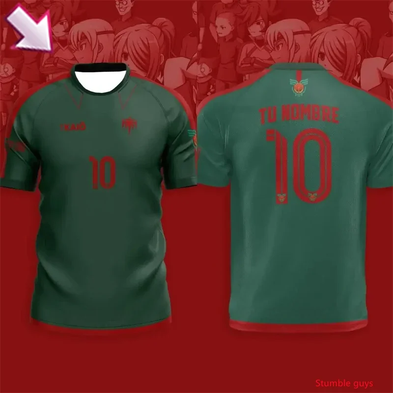 Summer Comfortable Sports Short Sleeve T-shirt Men Children Japanese Animation Inama Eleven Joint
Summer Comfortable Sports Short Sleeve T-shirt Men Children Japanese Animation Inama Eleven Joint