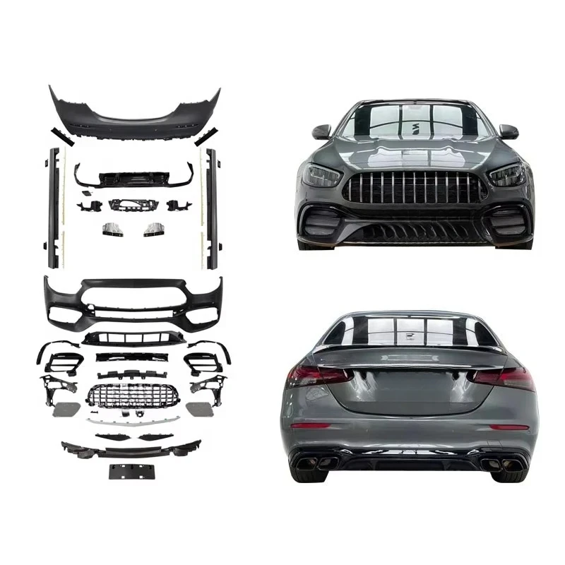 Car Bumper 2021-2023 E Class W213 Upgrade E63S Body Kit Side Skirt Rear Diffuser With Tips Grille
Car Bumper 2021-2023 E Class W213 Upgrade E63S Body Kit Side Skirt Rear Diffuser With Tips Grille