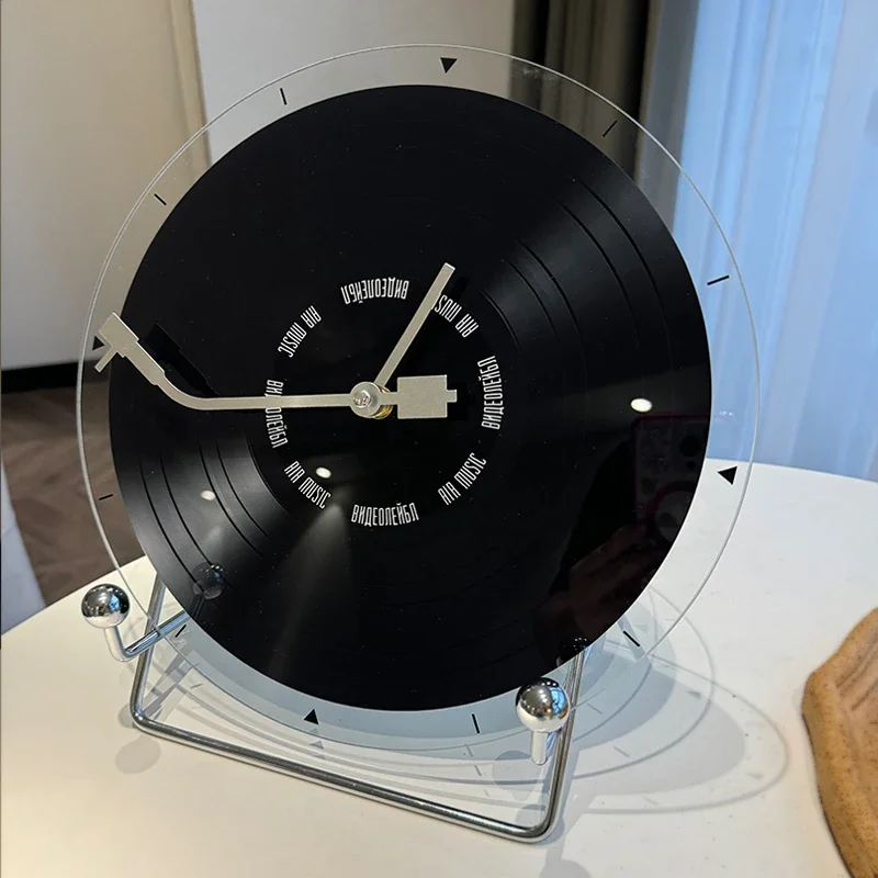 New Modern Minimalist Design Glass Vinyl Black Record Wall Clock Retro Desk Clock Wall Clock
New Modern Minimalist Design Glass Vinyl Black Record Wall Clock Retro Desk Clock Wall Clock