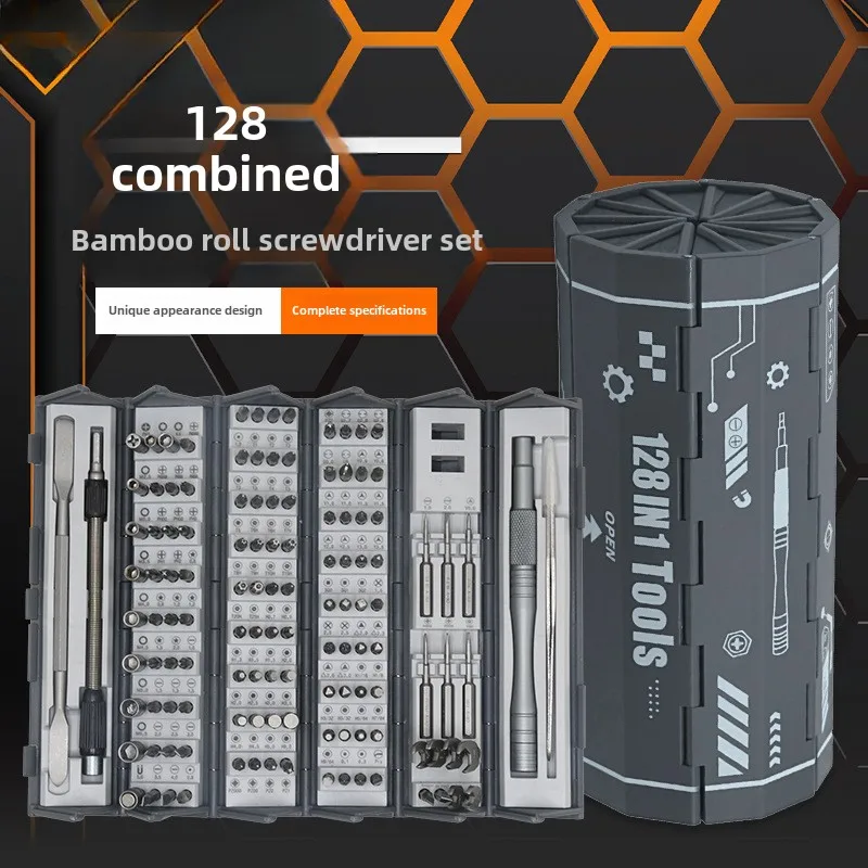 Screwdriver Set 128-in-1 Multifunctional Screwdriver Set Household Precision Screw Batch Repair
Screwdriver Set 128-in-1 Multifunctional Screwdriver Set Household Precision Screw Batch Repair