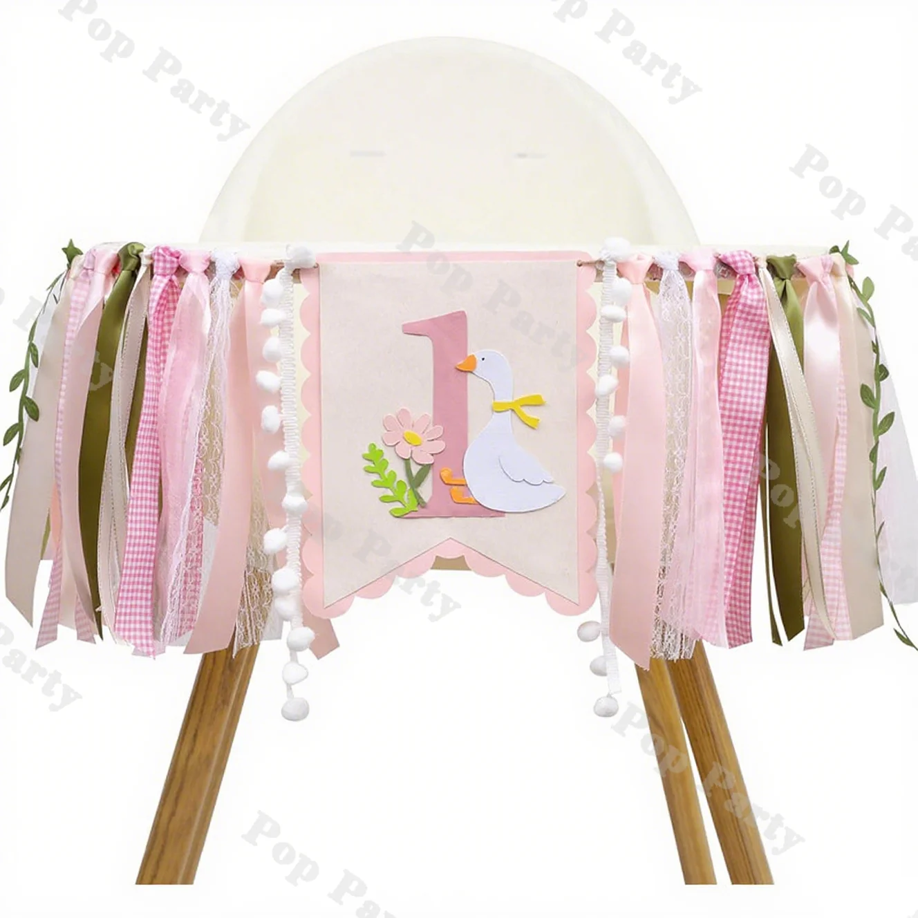 Goose-Themed Birthday Party Decorations, Baby's First Birthday Crown, Blue and Pink Polyester Pull-Out Banners
Goose-Themed Birthday Party Decorations, Baby's First Birthday Crown, Blue and Pink Polyester Pull-Out Banners