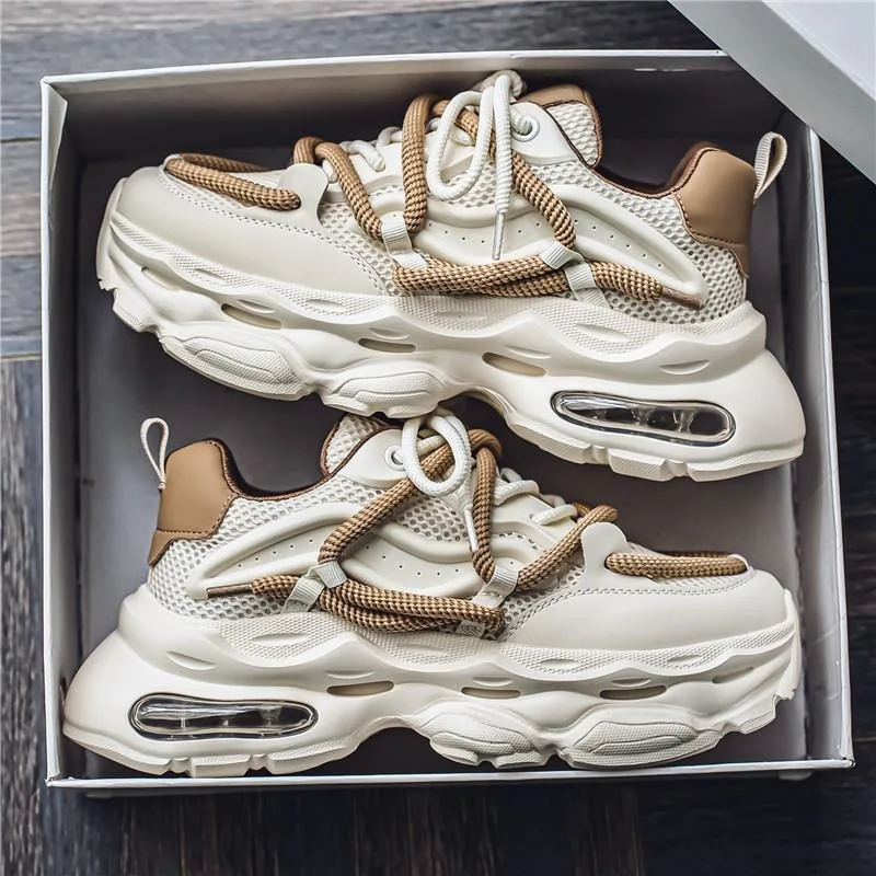 2025 мужские кроссовки на шнуровке, осенние массивные удобные трендовые теннисные спортивные туфли, уличные износостойкие дышащие кроссовки
2025 мужские кроссовки на шнуровке, осенние массивные удобные трендовые теннисные спортивные туфли, уличные износостойкие дышащие кроссовки