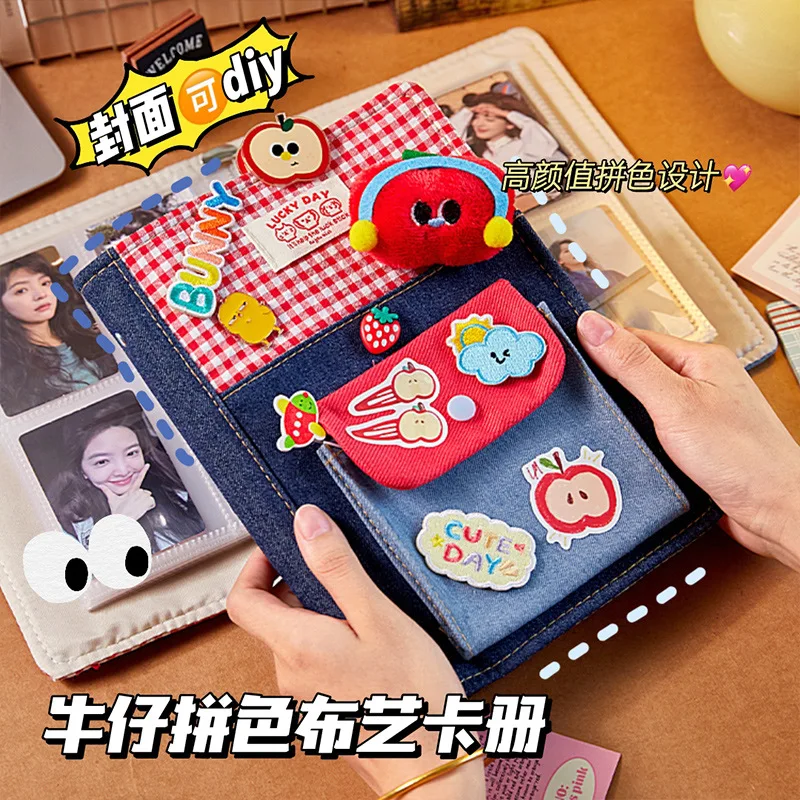 Cowboy Color Blocked Fabric Card Storage 4 Palace Grid Card Album Kpop Idol Wind Waterproof Album 3-Inch Small Card Storage
Cowboy Color Blocked Fabric Card Storage 4 Palace Grid Card Album Kpop Idol Wind Waterproof Album 3-Inch Small Card Storage