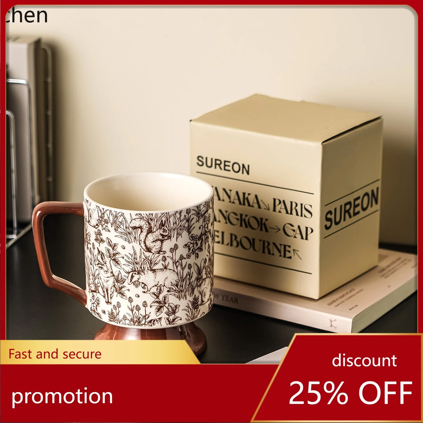 Zml ceramic tall mug - single cup, home & office, large capacity, designer water cup/coffee mug
Zml ceramic tall mug - single cup, home & office, large capacity, designer water cup/coffee mug