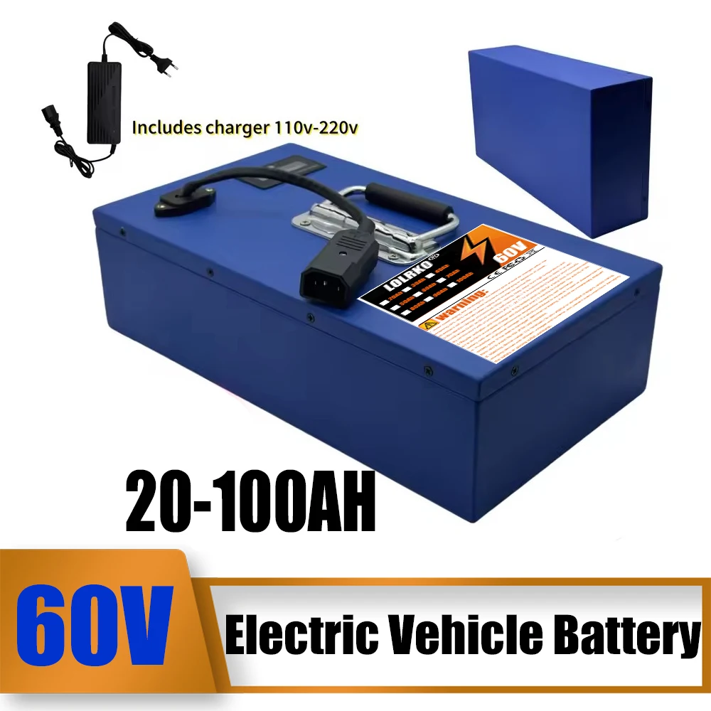Air freight, brand new full power 18650 lithium battery, 60V 100Ah 18650 lithium-ion battery pack, suitable for 250-2000W
Air freight, brand new full power 18650 lithium battery, 60V 100Ah 18650 lithium-ion battery pack, suitable for 250-2000W
