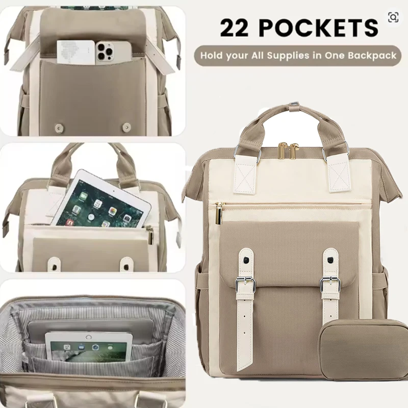 Mochila de viaje de gran capacidad, tela Oxford, estilo minimalista urbano Unisex, 20-35L, puede acomodar ordenador portátil de
Mochila de viaje de gran capacidad, tela Oxford, estilo minimalista urbano Unisex, 20-35L, puede acomodar ordenador portátil de