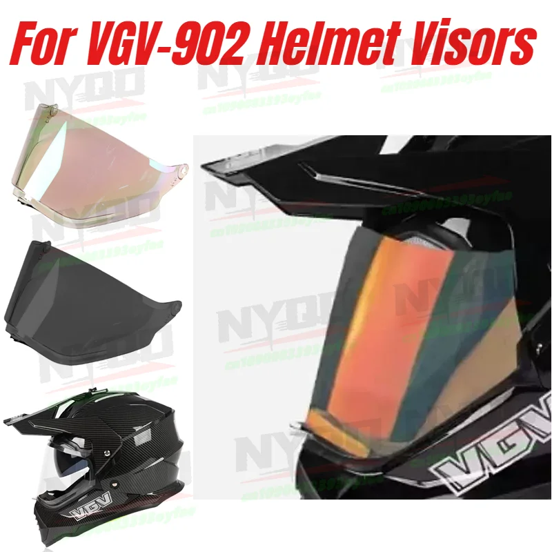 For VGV 902 Helmet Lenses, VGV 902 Off-road Helmet Electroplated Visors, Helmet Accessories
For VGV 902 Helmet Lenses, VGV 902 Off-road Helmet Electroplated Visors, Helmet Accessories