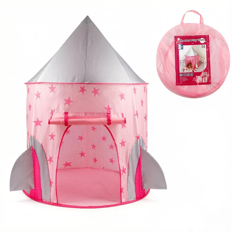 1Pc Dreamy Starry Rocket Kids Play Tent, cartoon yurt style baby play house, durable fun toy pool ideal as nice gift
1Pc Dreamy Starry Rocket Kids Play Tent, cartoon yurt style baby play house, durable fun toy pool ideal as nice gift