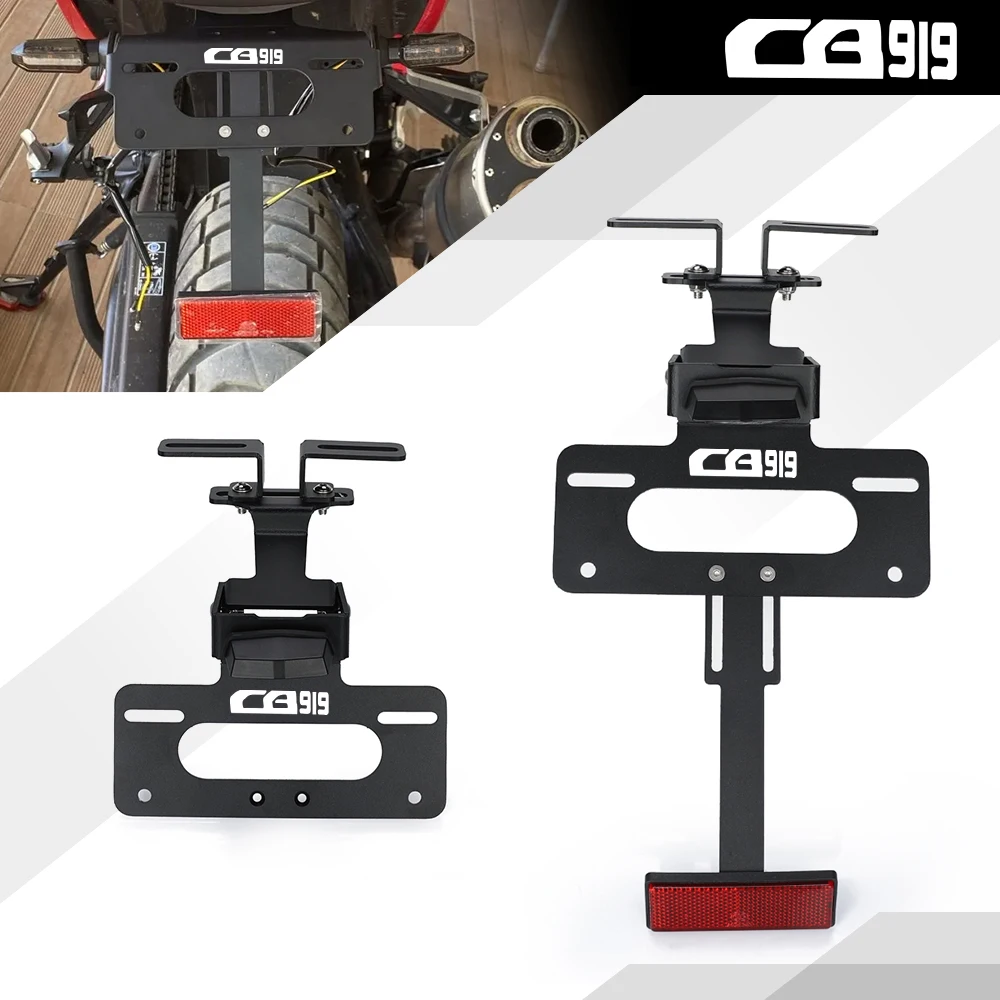 For HONDA CB919 2001-2008 2007 Motorcycle Accessories Rear License Plate Holder Bracket with Light Tail Tidy Fender Eliminator
For HONDA CB919 2001-2008 2007 Motorcycle Accessories Rear License Plate Holder Bracket with Light Tail Tidy Fender Eliminator