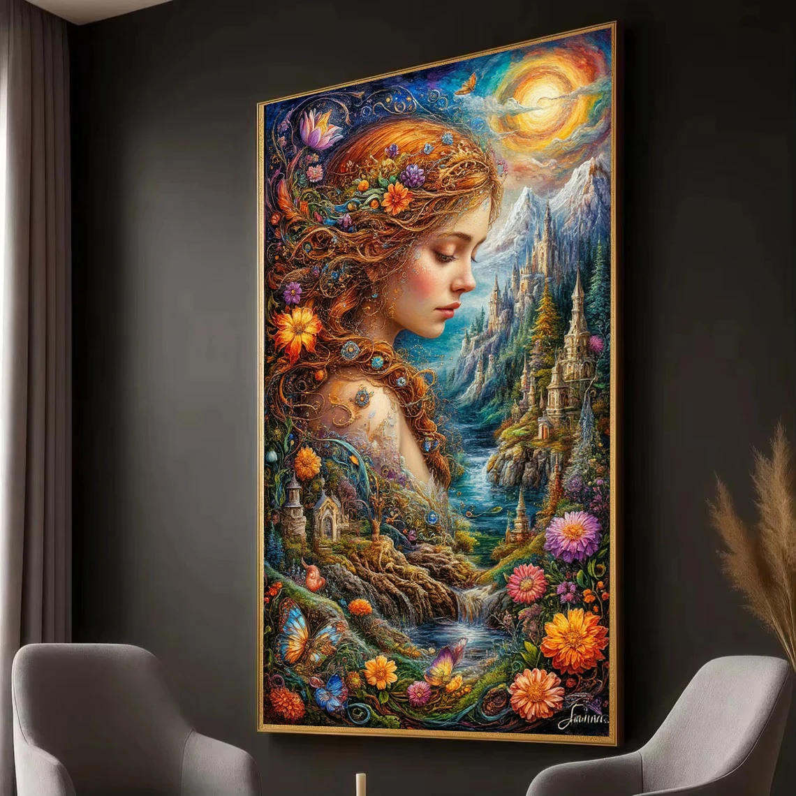 Fantasy Landscape,Forest,House,Woman Beauty Diy Diamond Art Painting Large Size Full Square Round Diamond Mosaic Portrait Decor
Fantasy Landscape,Forest,House,Woman Beauty Diy Diamond Art Painting Large Size Full Square Round Diamond Mosaic Portrait Decor