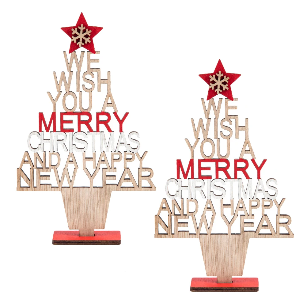 2Pcs Mini Wooden Christmas Trees Tabletop Decorations Holiday naments Xmas Party Supplies Eco Friendly Craftsmanship
2Pcs Mini Wooden Christmas Trees Tabletop Decorations Holiday naments Xmas Party Supplies Eco Friendly Craftsmanship