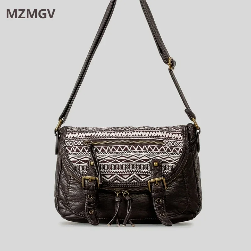 Ethnic Style Woman Messenger Bag Vintage Soft Pu Leather Hippie Sling Shoulder Bag Casual Travel Crossbody Bohemia Tote Bag 2024
Ethnic Style Woman Messenger Bag Vintage Soft Pu Leather Hippie Sling Shoulder Bag Casual Travel Crossbody Bohemia Tote Bag 2024