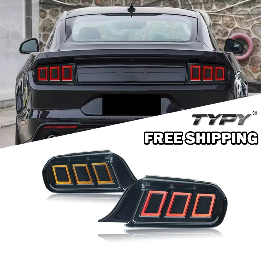 Автомобильные задние фонари для Ford Mustang 2015-2021, обновленные модифицированные задние фонари, динамическая лампа поворота, стоп-сигнал, ДХО, автомобильные аксессуары
Автомобильные задние фонари для Ford Mustang 2015-2021, обновленные модифицированные задние фонари, динамическая лампа поворота, стоп-сигнал, ДХО, автомобильные аксессуары