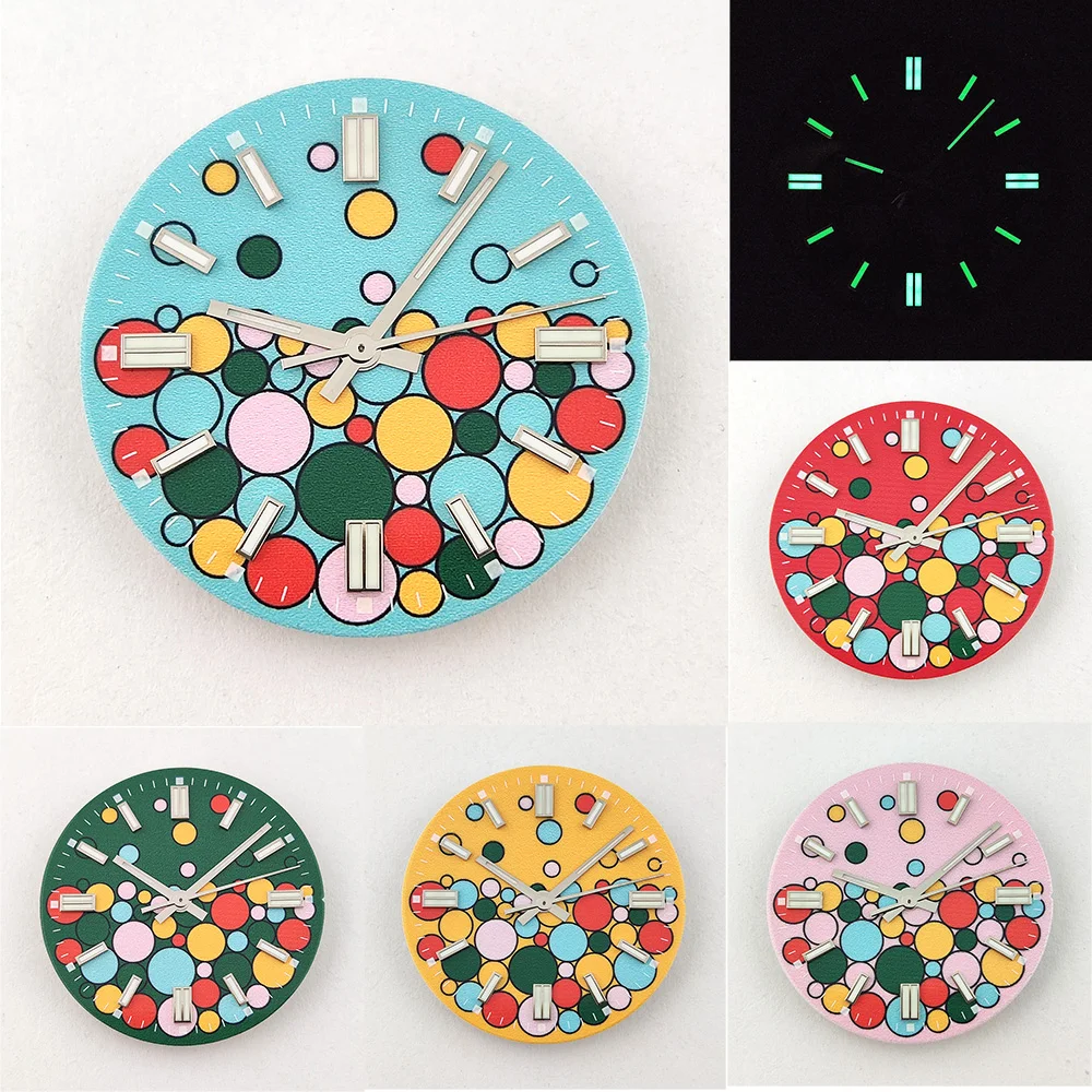 28.5mm Dial NH35 Dial Balloon Pattern Watch Dial High Quality NH36 Luminous Dial With Hands Watch Part Fits NH35/NH36 Movements
28.5mm Dial NH35 Dial Balloon Pattern Watch Dial High Quality NH36 Luminous Dial With Hands Watch Part Fits NH35/NH36 Movements