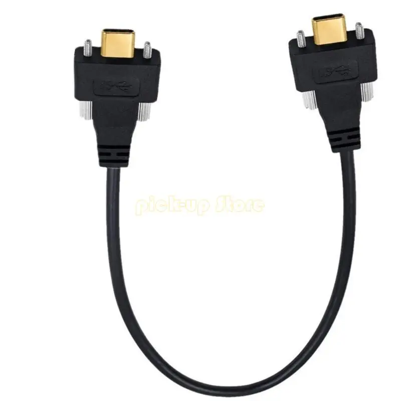 Q5WA USB C 3.1 Male to male Double Screw Locking Connector Quick Charging 10Gbps Data Transfer and 4K60Hz Video Support 5V3A
Q5WA USB C 3.1 Male to male Double Screw Locking Connector Quick Charging 10Gbps Data Transfer and 4K60Hz Video Support 5V3A