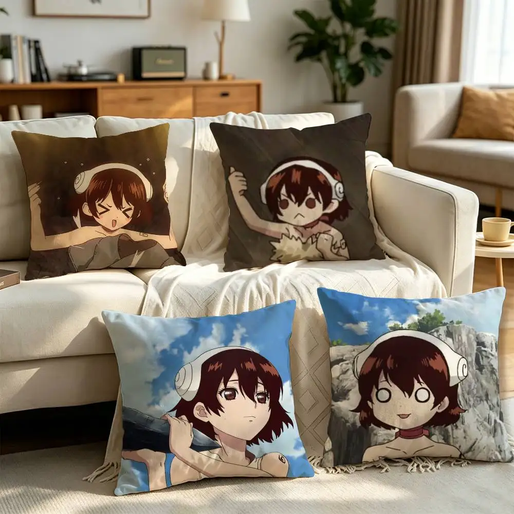 Anime Dr STONE Ogawa Yuzuriha Soft Microfiber Pillowcase Decorative Printed Throw Pillow Cover Home Sofa Decor,Surprise.
Anime Dr STONE Ogawa Yuzuriha Soft Microfiber Pillowcase Decorative Printed Throw Pillow Cover Home Sofa Decor,Surprise.