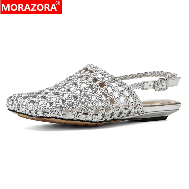 MORAZORA Plus Size 34-43 Flat Sandals Women Shoes Square Toe Fashion Hollow Cut Outs Fashion Summer Sandals Party Daily Shoes
MORAZORA Plus Size 34-43 Flat Sandals Women Shoes Square Toe Fashion Hollow Cut Outs Fashion Summer Sandals Party Daily Shoes