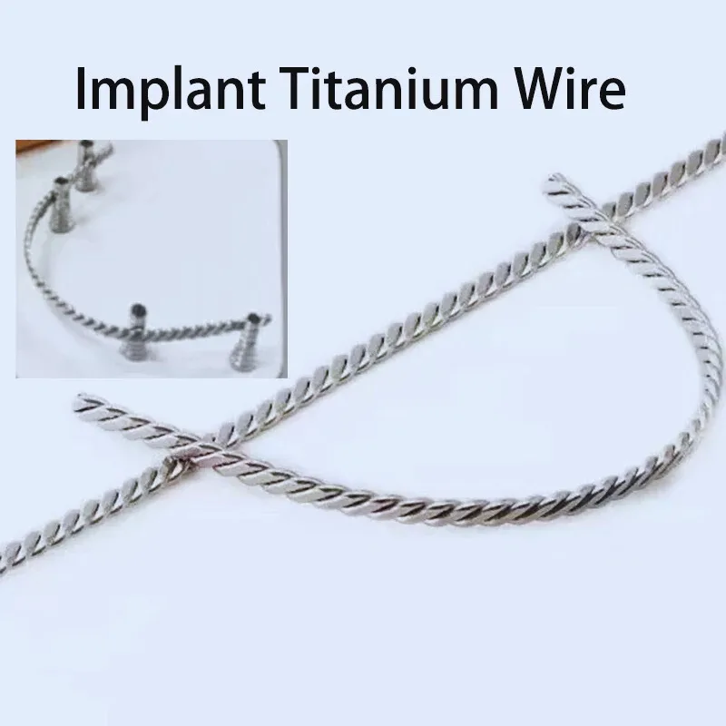 Implant connector Titanium wire for overdenture MU Impant wire can be welded or bonded
Implant connector Titanium wire for overdenture MU Impant wire can be welded or bonded