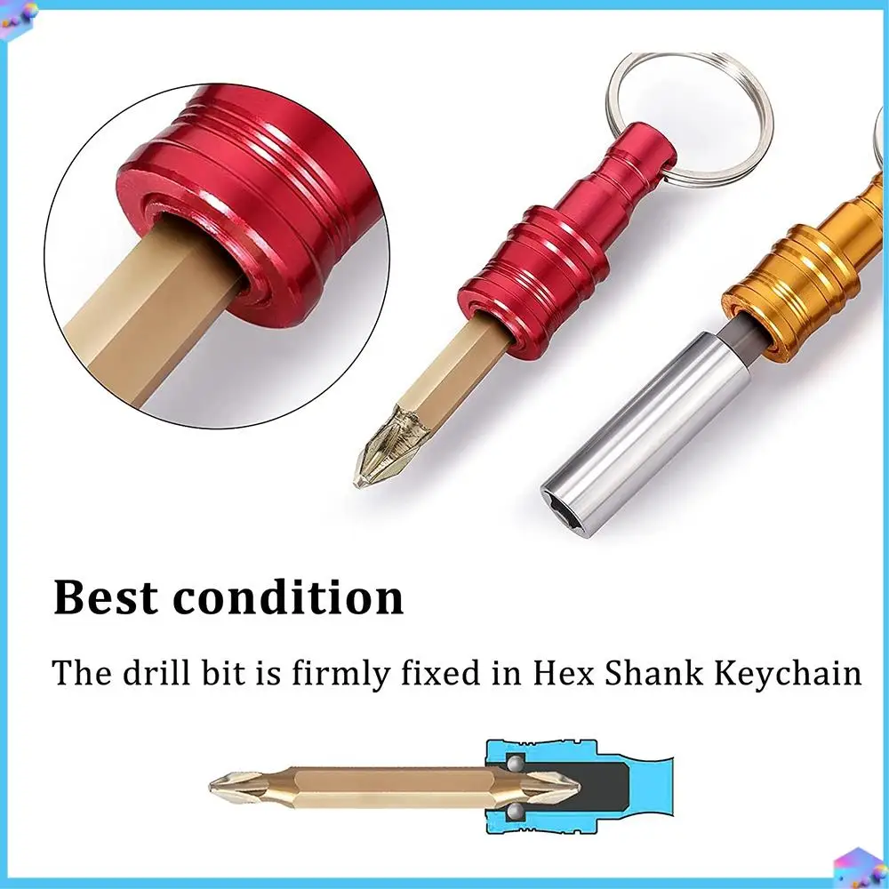 A43T 21Pcs 1/4 Inch Hex Shank Keychain Extension Bar Screwdriver Bits Holder Socket Adapter Drill Bit Fast Change Bit Holder
A43T 21Pcs 1/4 Inch Hex Shank Keychain Extension Bar Screwdriver Bits Holder Socket Adapter Drill Bit Fast Change Bit Holder