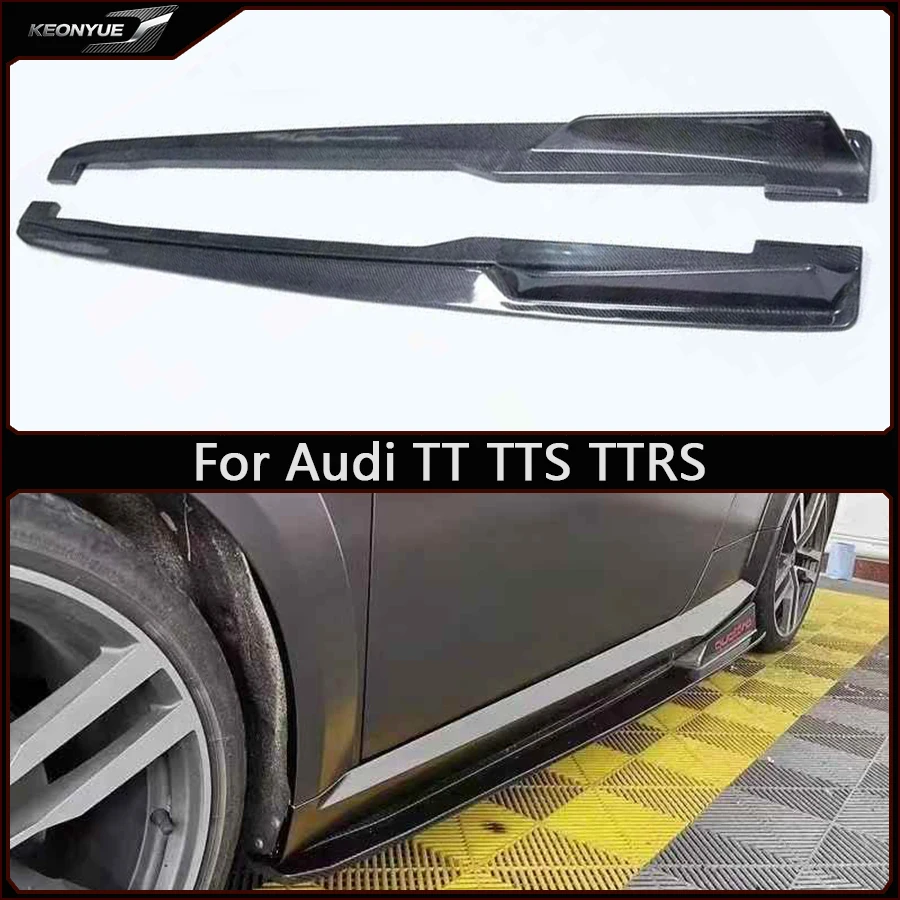 For Audi TT TTS TTRS 2015+ Carbon Fiber Side Skirt bumper Splitters Cupwings Apron Side panel Upgrade Car Accessories body kit
For Audi TT TTS TTRS 2015+ Carbon Fiber Side Skirt bumper Splitters Cupwings Apron Side panel Upgrade Car Accessories body kit