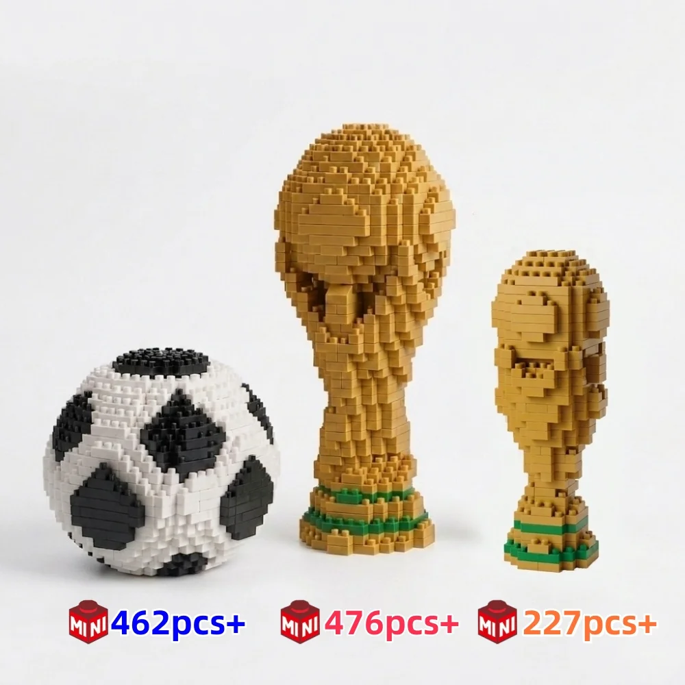 Creative Football Trophy Series Building Blocks DIY tabletop decorations Model Kit STEM Educational Puzzle Gift for Kids Adults
Creative Football Trophy Series Building Blocks DIY tabletop decorations Model Kit STEM Educational Puzzle Gift for Kids Adults