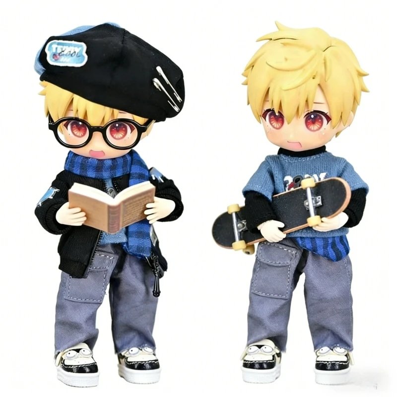 Комплект одежды для кукол Obitsu 11: юбка-комбинезон в уличном стиле для OB11, GSC 1/12, BJD, Molly Body, а также для кукол-животных.
Комплект одежды для кукол Obitsu 11: юбка-комбинезон в уличном стиле для OB11, GSC 1/12, BJD, Molly Body, а также для кукол-животных.