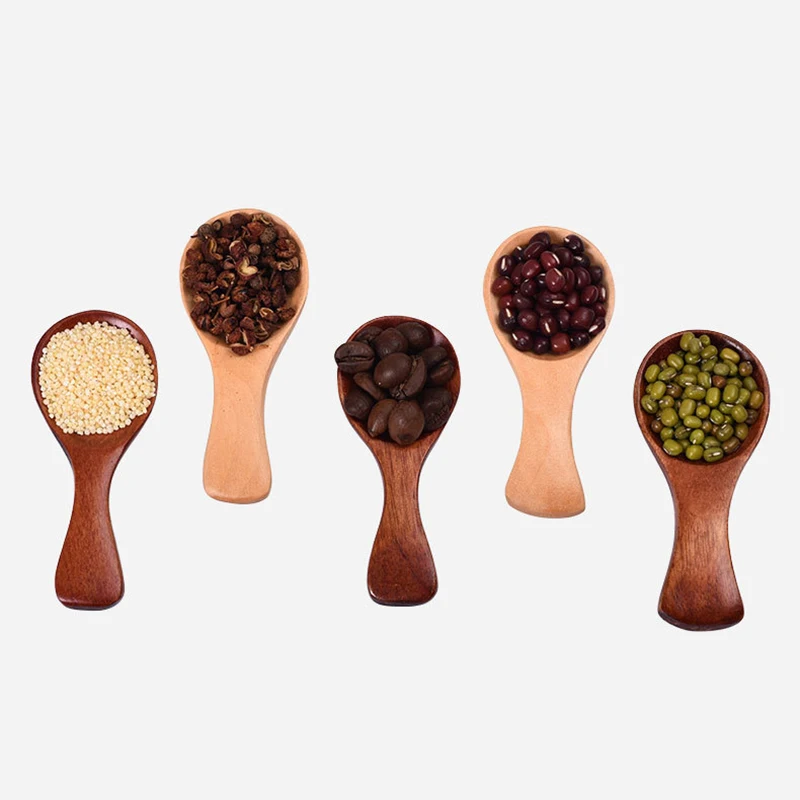 5Pcs Small Wooden Spoon Set Coffee Tea Scoop Milk Powder Spice Sugar Salt Spoon Mini Ice Cream Spoon Wood Kitchen Utensils
5Pcs Small Wooden Spoon Set Coffee Tea Scoop Milk Powder Spice Sugar Salt Spoon Mini Ice Cream Spoon Wood Kitchen Utensils