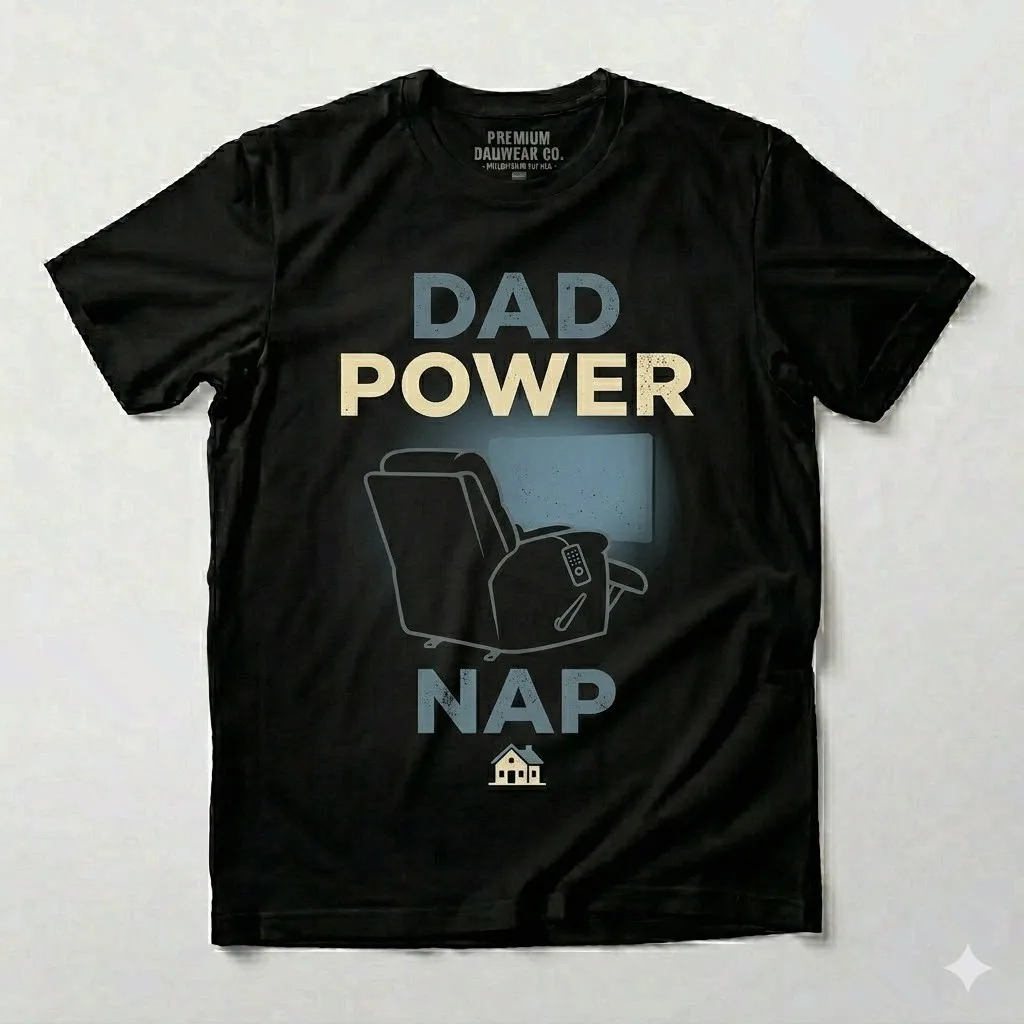 Funny Dad Power Nap Graphic Tee for Father's Day
Funny Dad Power Nap Graphic Tee for Father's Day