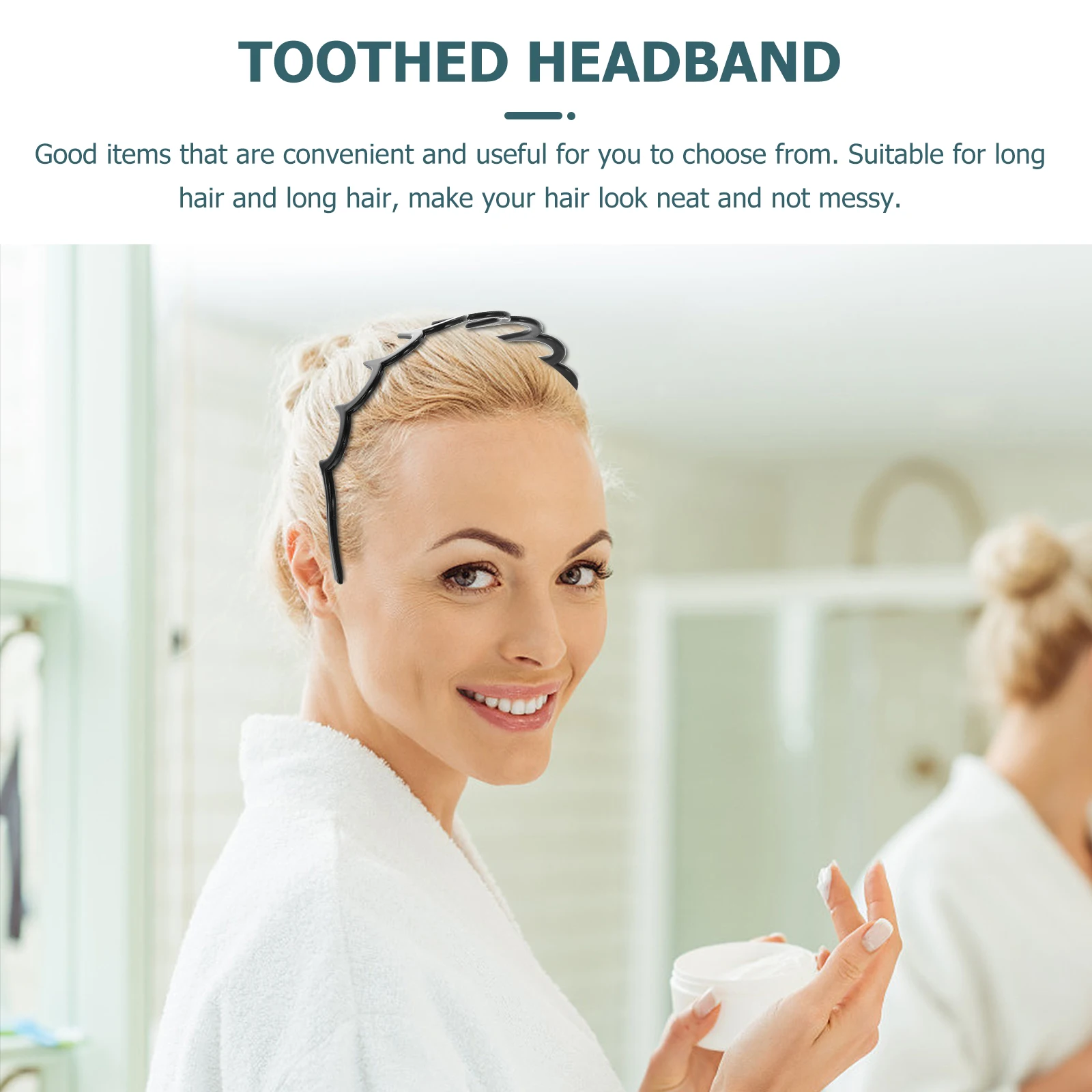 3pcs Accessories Women Men Plastic Toothed Elastic Comb Bands Sports Headband Curly Straight Long Hair Friendly Safe Durable
3pcs Accessories Women Men Plastic Toothed Elastic Comb Bands Sports Headband Curly Straight Long Hair Friendly Safe Durable
