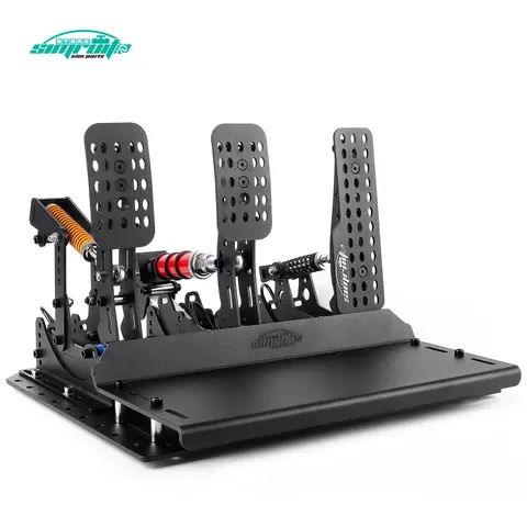 Simruito Racing Pedals Usb Metal Load Cell 200Kg Adjustable Tilt For Pc Logitech G923 Thrustmaster T248 Racing Simulator