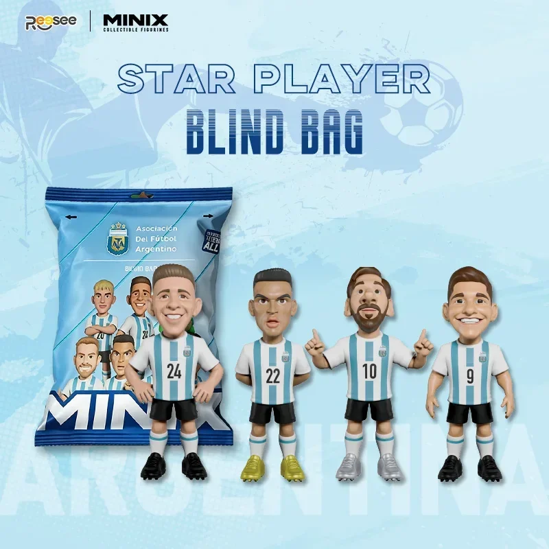 MINIX Argentina Teams Mystery Blind Bag, Random selection of popular players - including Messi, Soccer Figurines Collectible Toy
MINIX Argentina Teams Mystery Blind Bag, Random selection of popular players - including Messi, Soccer Figurines Collectible Toy