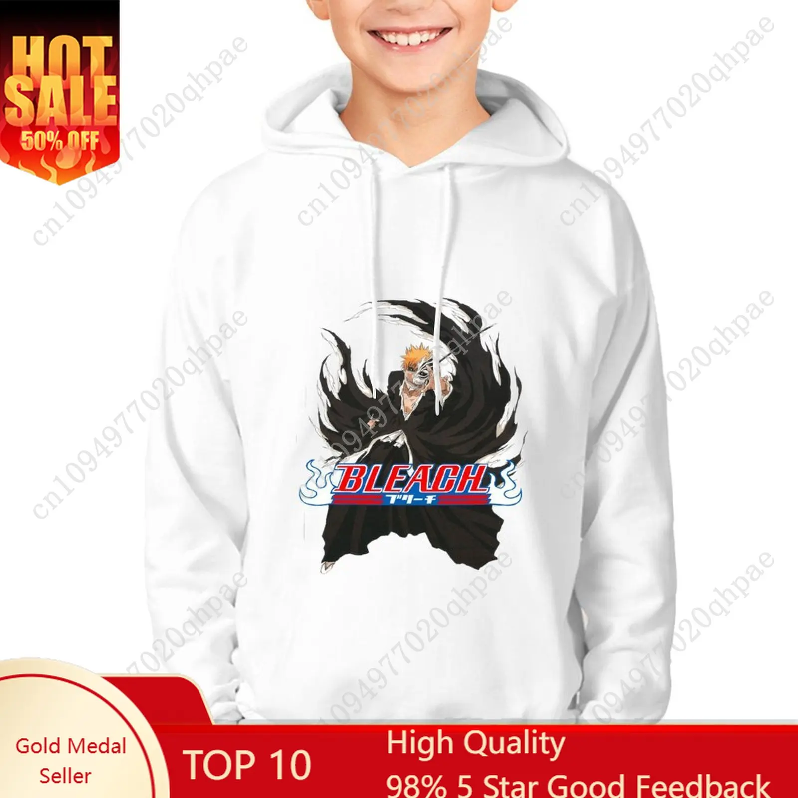 Толстовка BLEACH для мальчиков и девочек, детская хлопковая толстовка высокого качества, легкая, удобная, сохраняющая тепло, на заказ, весенне-осенние топы
Толстовка BLEACH для мальчиков и девочек, детская хлопковая толстовка высокого качества, легкая, удобная, сохраняющая тепло, на заказ, весенне-осенние топы