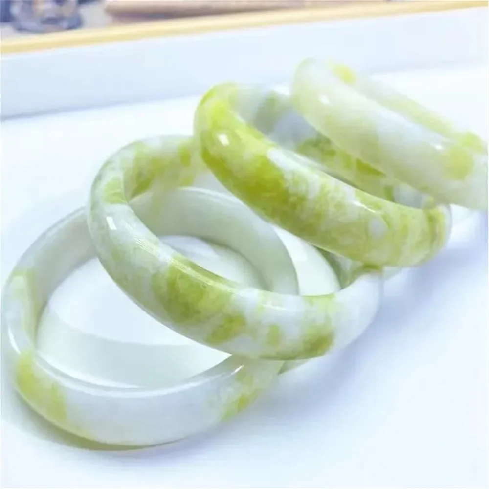 Natural Jade Lantian Jade Bracelet Yellow Floating Flower Diversity
Natural Jade Lantian Jade Bracelet Yellow Floating Flower Diversity