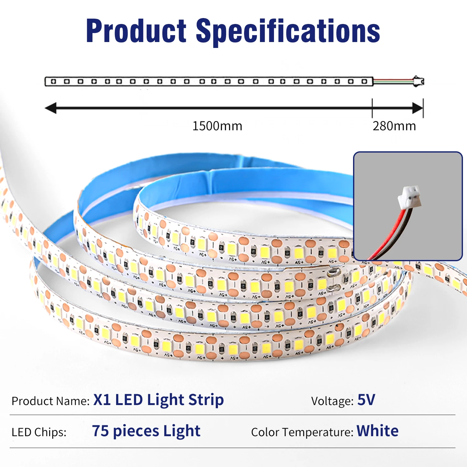 LED Lights Strip For Bambu Lab Light P1p P1s X1 X1C 3d Printer 150cm High-end Lighting Lamp Waterproof
LED Lights Strip For Bambu Lab Light P1p P1s X1 X1C 3d Printer 150cm High-end Lighting Lamp Waterproof