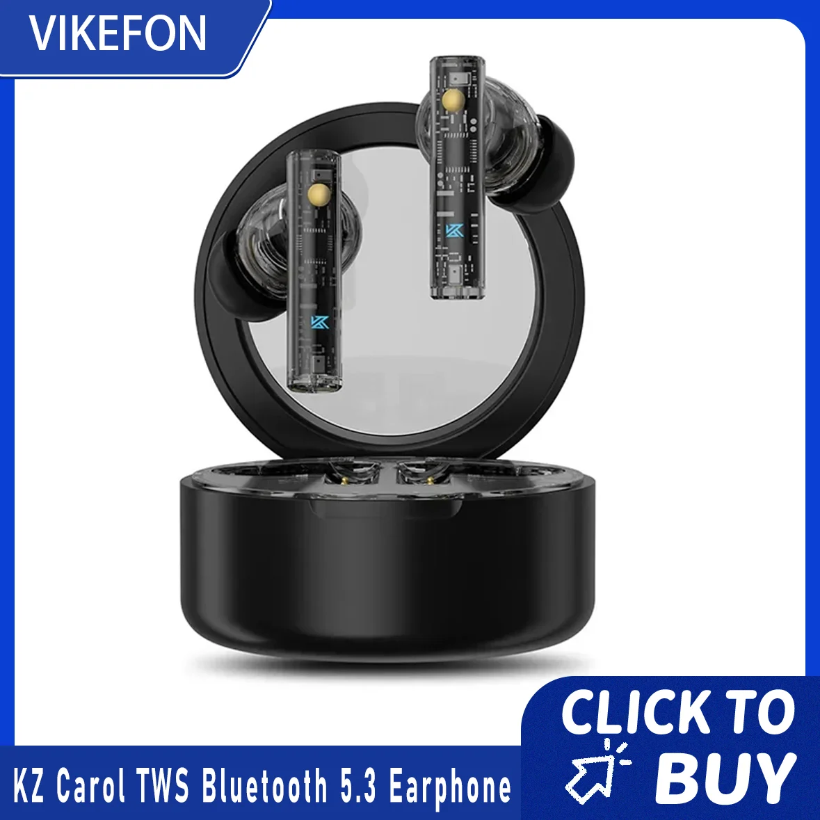 KZ Carol TWS Bluetooth 5.3 Earphone 6 MIC Active Noise Canceling True Wireless Waterproof Stereo HiFi in-Ear Earbud For Gaming
KZ Carol TWS Bluetooth 5.3 Earphone 6 MIC Active Noise Canceling True Wireless Waterproof Stereo HiFi in-Ear Earbud For Gaming