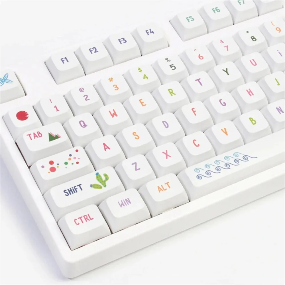 Vibrant Summer Art Keycaps 128-Key XDA Profile PBT Dye-Sublimation for 60% 65% TKL Keyboard
Vibrant Summer Art Keycaps 128-Key XDA Profile PBT Dye-Sublimation for 60% 65% TKL Keyboard