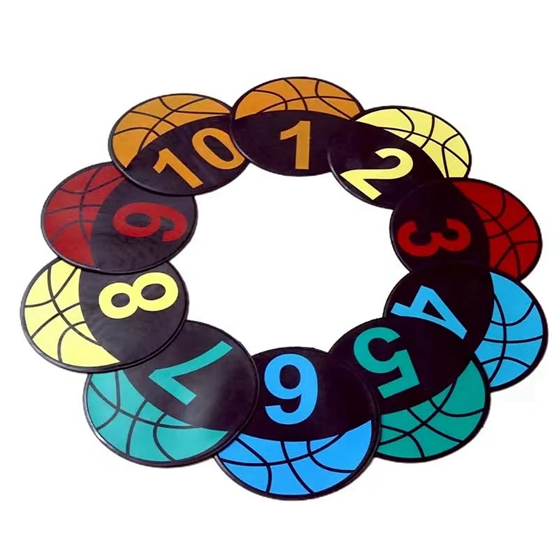 1Set Colorful Anti-Slip Sports Training Markers 9 Inches,Round Flat Number Dots, PVC
1Set Colorful Anti-Slip Sports Training Markers 9 Inches,Round Flat Number Dots, PVC