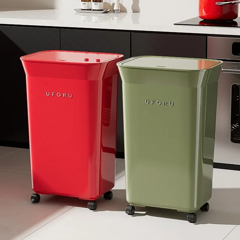 Kitchen Trash Can Luxury Trash Cans Plastic Large Capacity Litter Bins Rectangular Dustbins with Wheels Kitchens Accessories
Kitchen Trash Can Luxury Trash Cans Plastic Large Capacity Litter Bins Rectangular Dustbins with Wheels Kitchens Accessories
